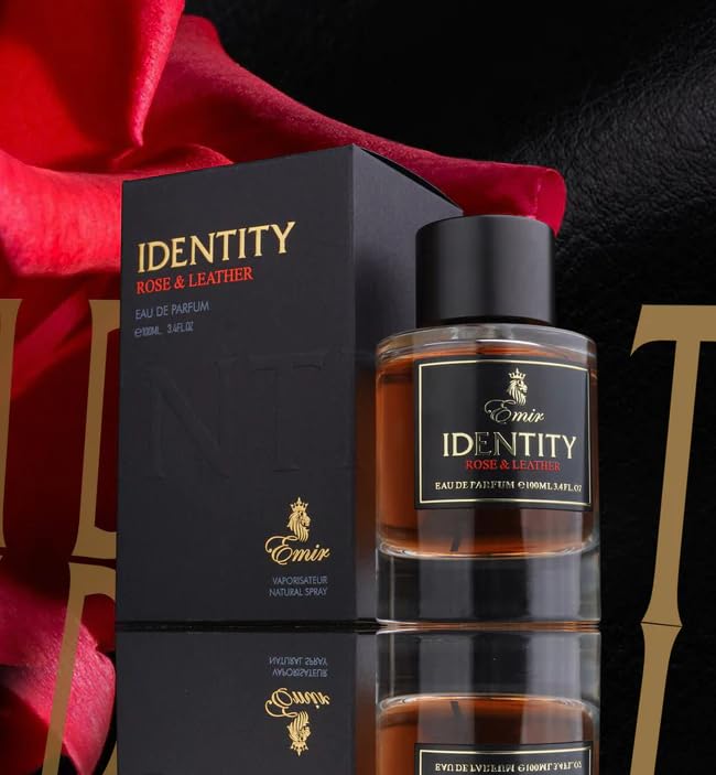Identity Rose & Leather 100ml EDP Perfume for Women - Long Lasting Floral Scent, Luxury Fragrance for Date Night & Special Occasions