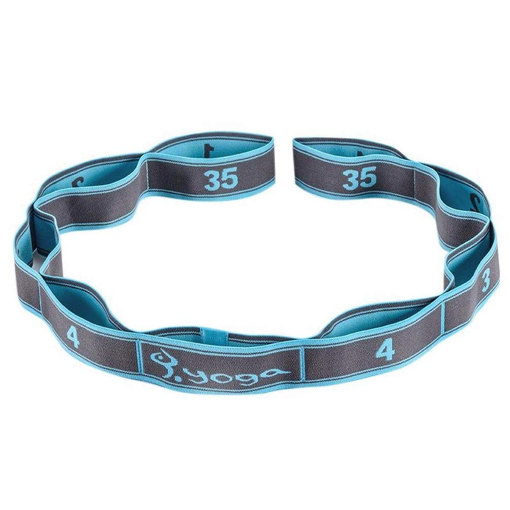 WEWESALE Elastic Yoga Bands - Professional Stretch Resistance Bands for Gymnastics, Latin Dance, Pilates & Fitness Training (Blue) | Perfect for Home Workouts, Gym Exercises & Physical Therapy