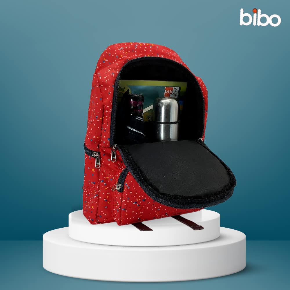 Waterproof Lightweight Stylish Red Women's Backpack - Fashionable School Bag for College Students & Working Professionals | Perfect for Daily Commute, Travel & Outdoor Activities