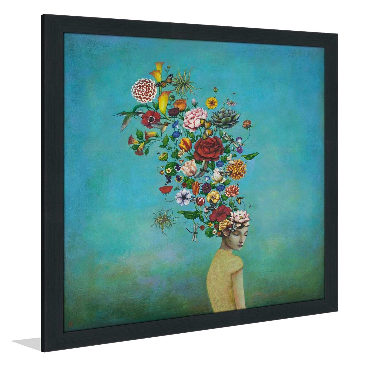 A Mindful Garden by Duy Huynh - Premium Acrylic Wall Art Print for Home & Office Decor - Perfect for Living Room, Bedroom or Meditation Space