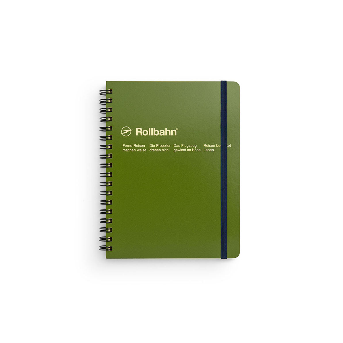 Rollbahn Large Spiral Notebook - A5 Size, 100 Sheets, Durable Cover - Perfect for School, Office & Journaling