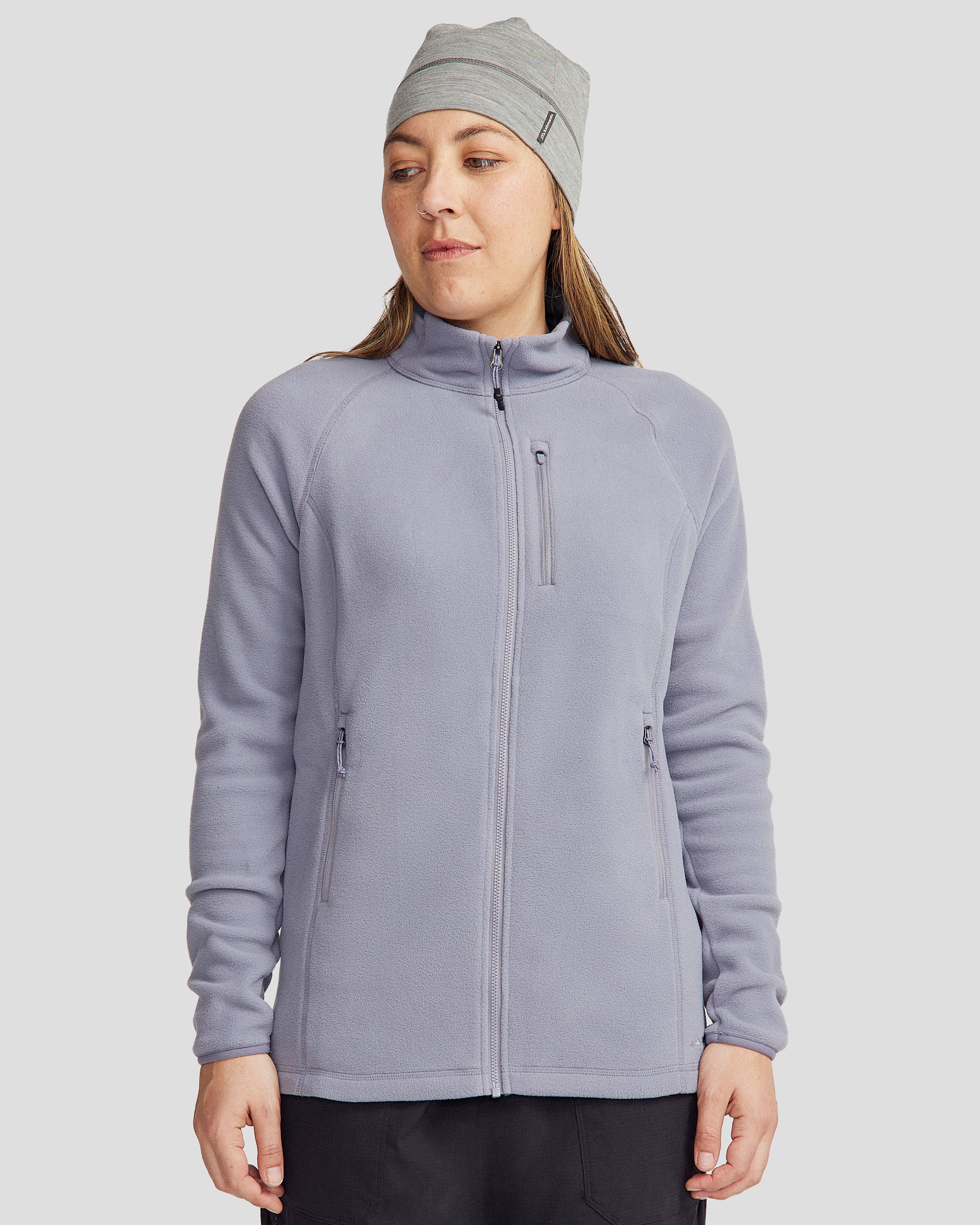 Women's Ridge 100 Primaloft Fleece Jacket - Dark Haze - Warm Winter Outerwear for Hiking, Camping & Outdoor Activities