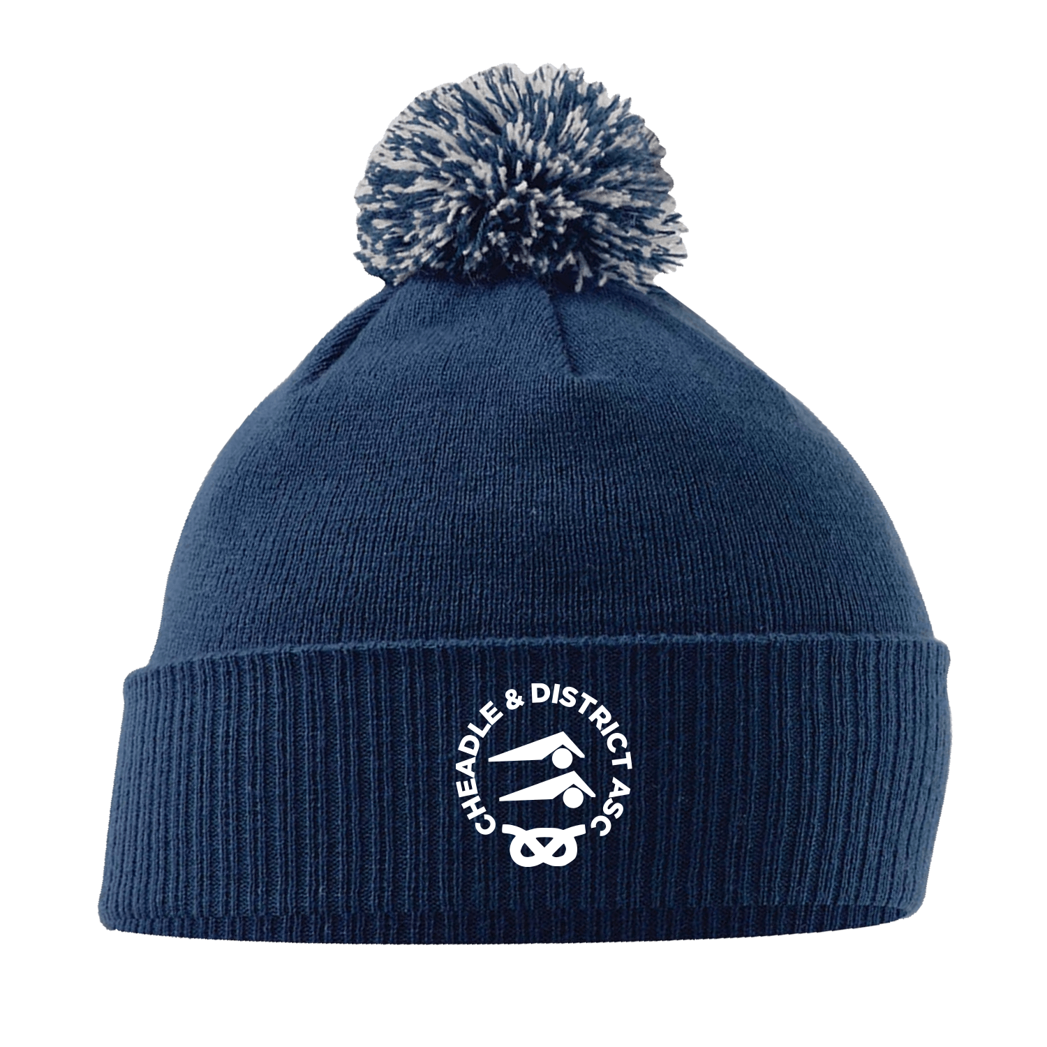 Cheadle & District ASC Team Bobble Hat - Warm Knitted Beanie for Swimming Clubs & Water Sports - Perfect for Poolside, Competitions & Winter Training