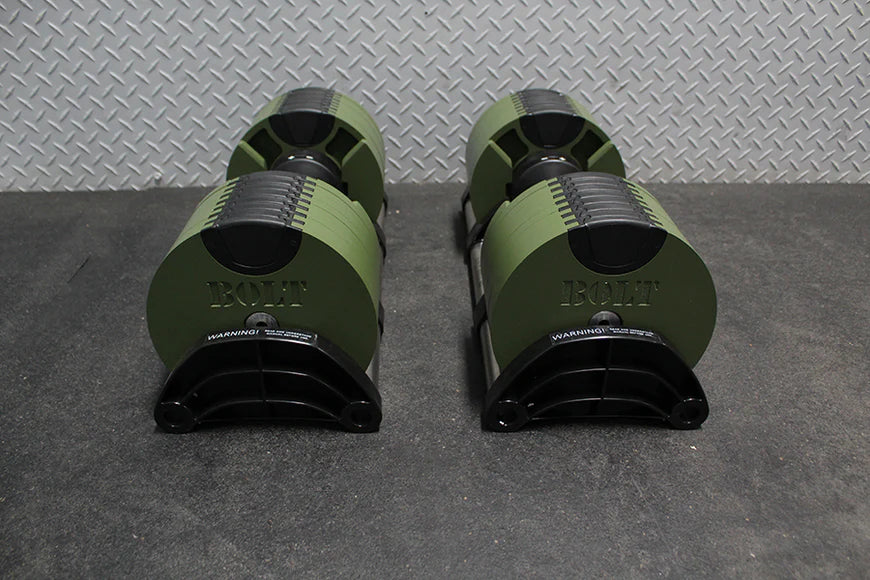 NÜOBELL 80lb Adjustable Dumbbells Set - Tactical Weight Dumbbells for Home Gym, Strength Training & CrossFit Workouts - Perfect for Small Spaces & Full-Body Exercises