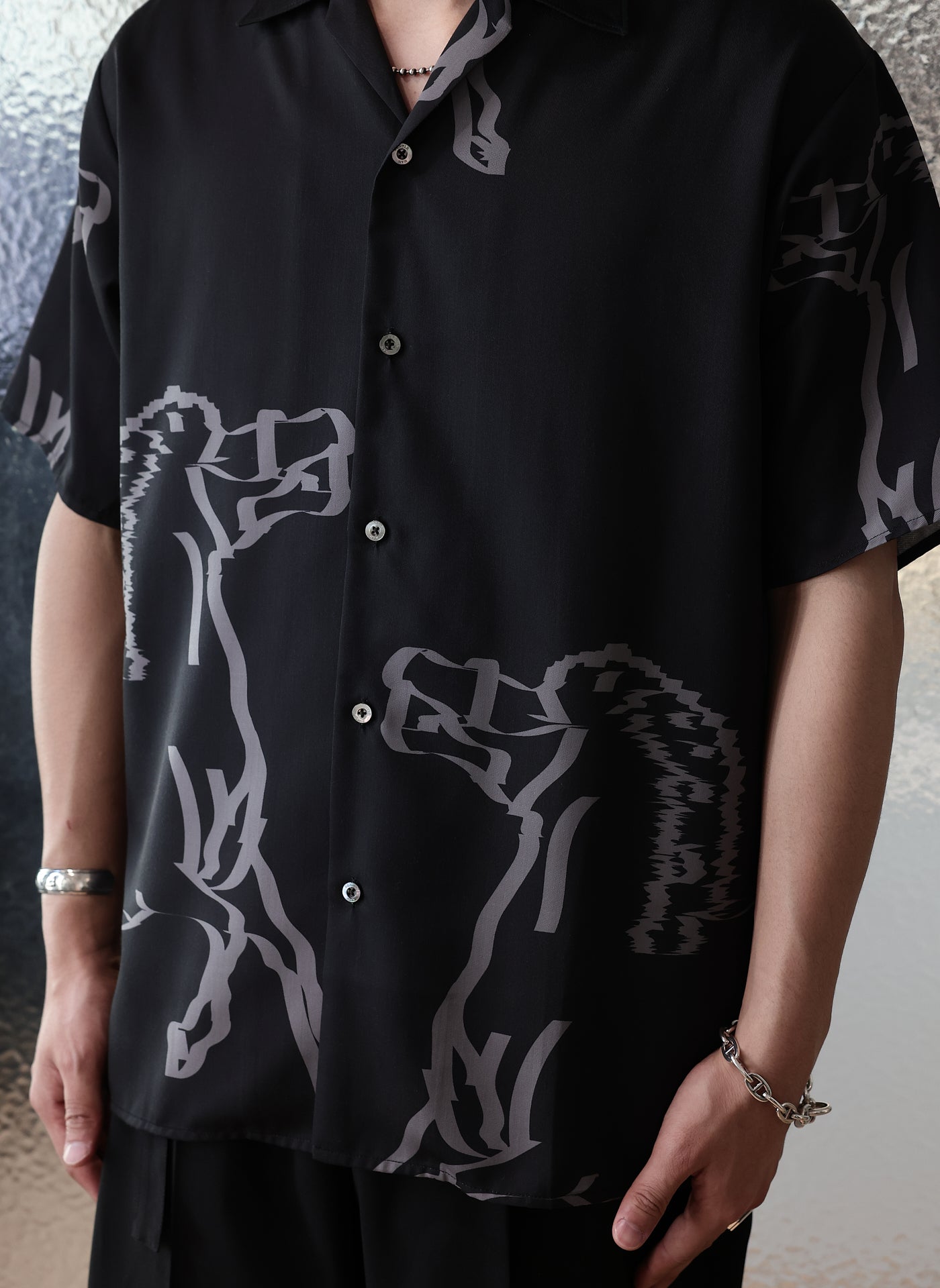 Stylish Polyester Open Collar Shirt for Men - Breathable & Comfortable Casual Wear - Perfect for Office, Travel, and Outdoor Activities