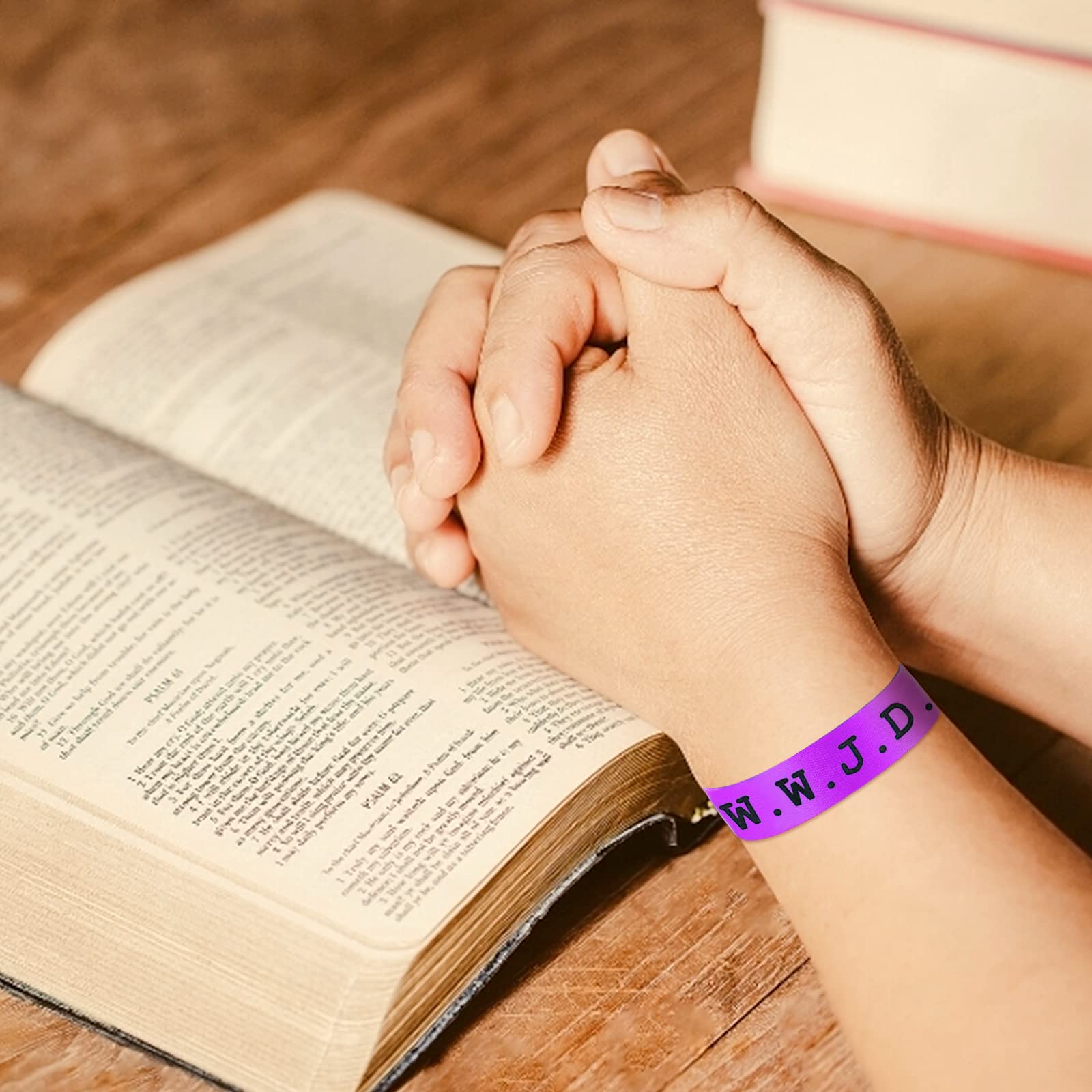 WWJD Bracelets for Women - Religious Jewelry with 'What Would Jesus Do' Message - Inspirational Christian Gifts for Christmas, Birthdays & Daily Faith Encouragement - Perfect Stocking Stuffers & Spiritual Accessories