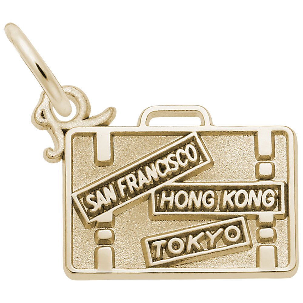 Stylish Suitcase Charm - Dainty Travel-Themed Pendant for Bracelets & Necklaces - Perfect for Wanderlust Jewelry, Vacation Gifts & Carry-On Decor