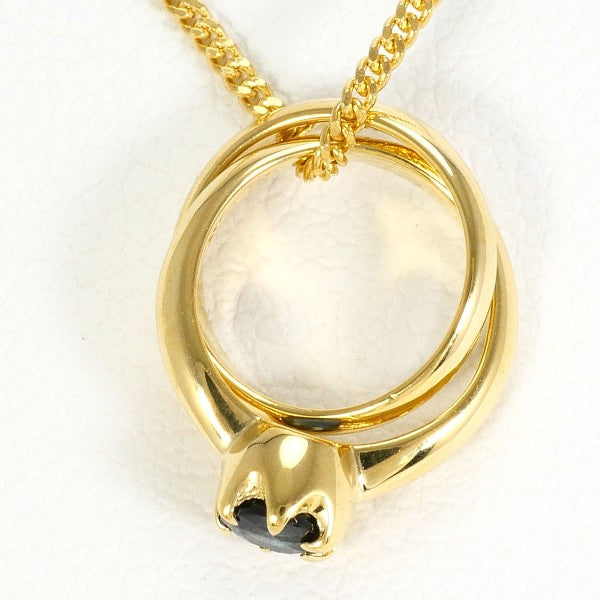 18K Yellow Gold Sapphire Necklace for Women - Elegant Blue Gemstone Jewelry Gift for Birthday, Anniversary & Valentine's Day - Perfect for Weddings, Parties & Special Occasions