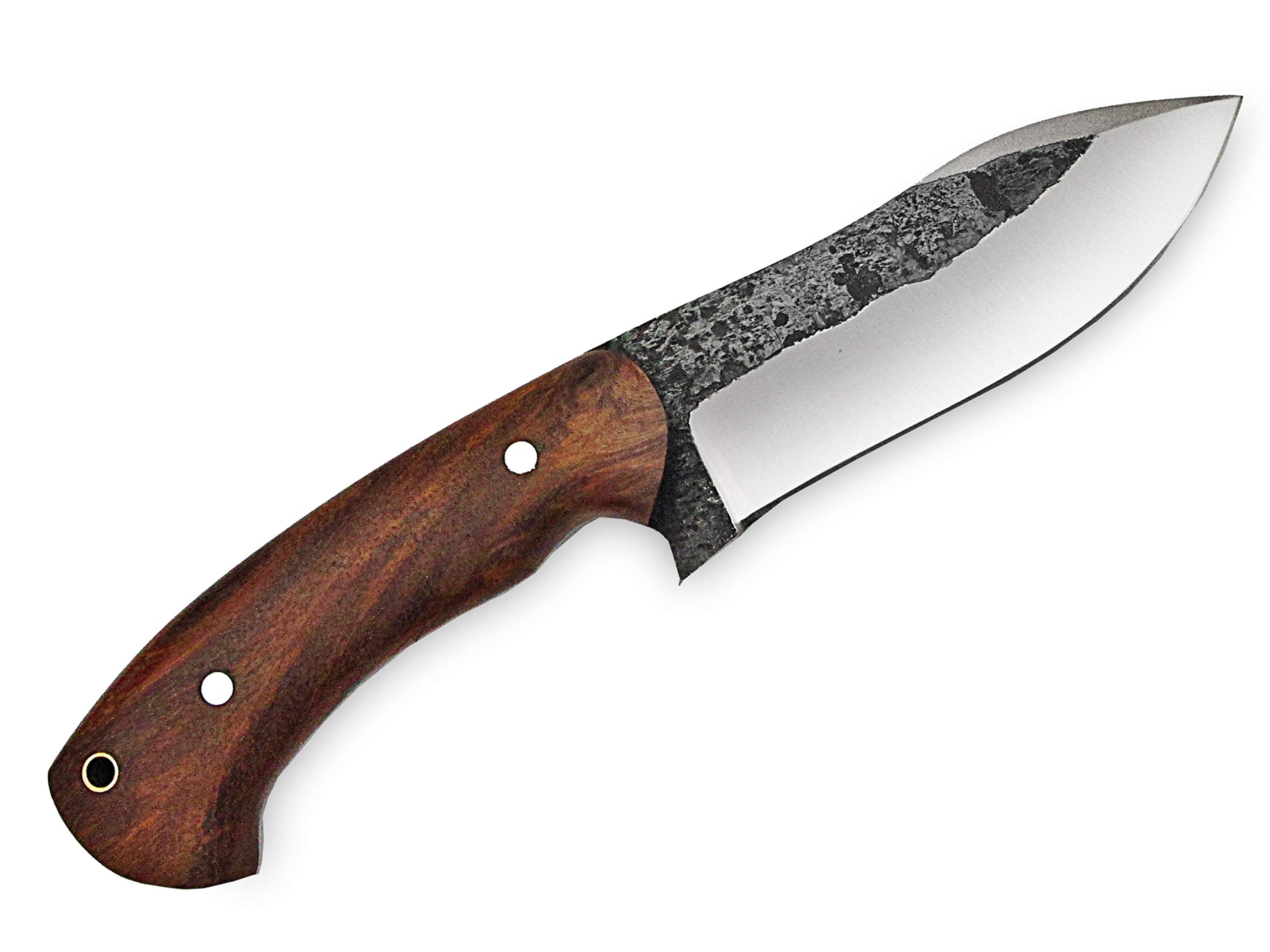Premium High Carbon Steel Bushcraft Knife - Handmade Full Tang Survival Knife for Hunting, Camping & Outdoor Adventures - Durable Fixed Blade with Rosewood Handle & Leather Sheath - Perfect for Wilderness Survival, Tactical Use & Bushcraft Activities