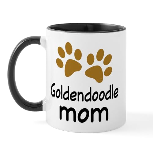 White/Black Inside - Cute Goldendoodle Mom Mug
