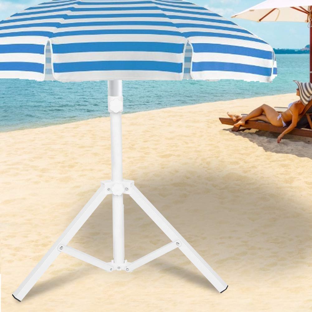 Heavy Duty Foldable Outdoor Umbrella Stand Base - Portable Patio Sunshade & Beach Umbrella Holder for Courtyard, Poolside, Backyard, and Garden - Durable Steel Construction for Wind Resistance    Perfect for: Outdoor dining, beach vacations, poolside lounging, garden parties, and patio relaxation.
