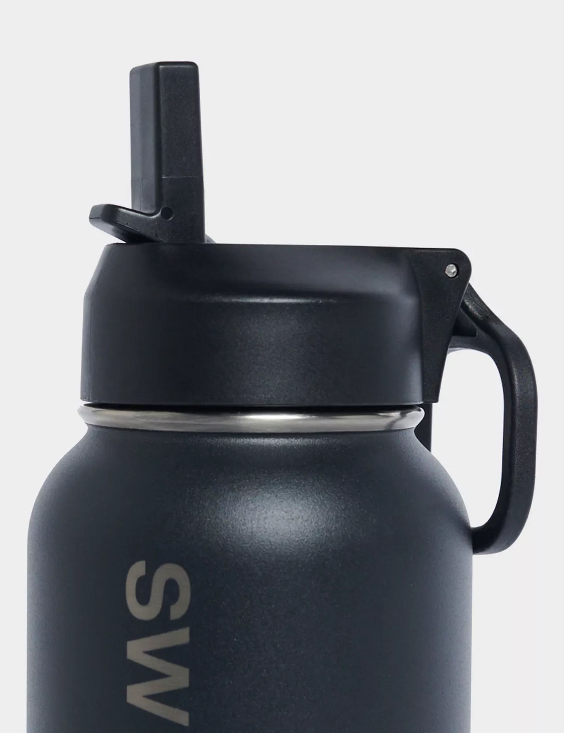 Keep It Chill Straw Water Bottle 950ml - Insulated Stainless Steel Vacuum Flask with Leakproof Lid, BPA-Free, for Gym, Hiking & Outdoor Activities - Black