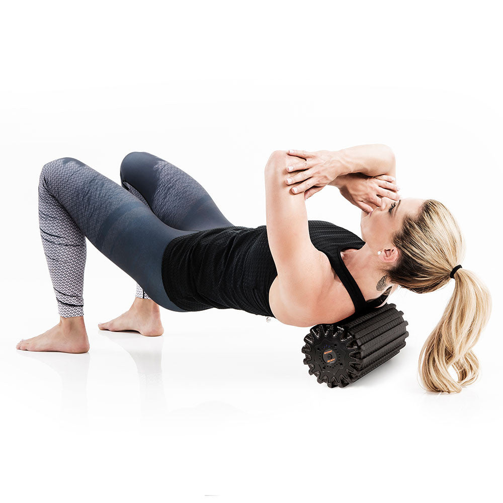 Bionic Body Rechargeable Vibrating Foam Roller Massager for Muscle Recovery & Pain Relief - Portable Deep Tissue Massage for Athletes, Gym, Yoga & Home Use