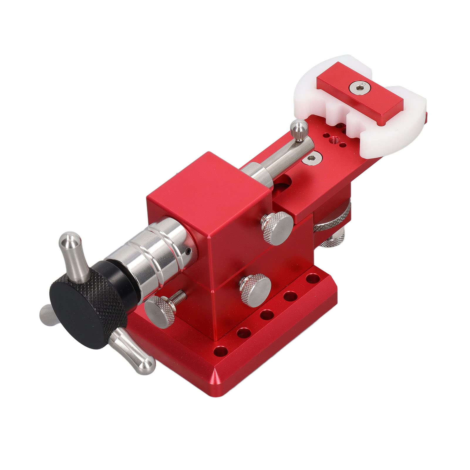 Professional Aluminum Alloy Watch Back Remover Tool - Rotary Watch Case Opener for Watch Repair & Maintenance (Red) - Perfect for Watchmakers, Jewelers & DIY Enthusiasts