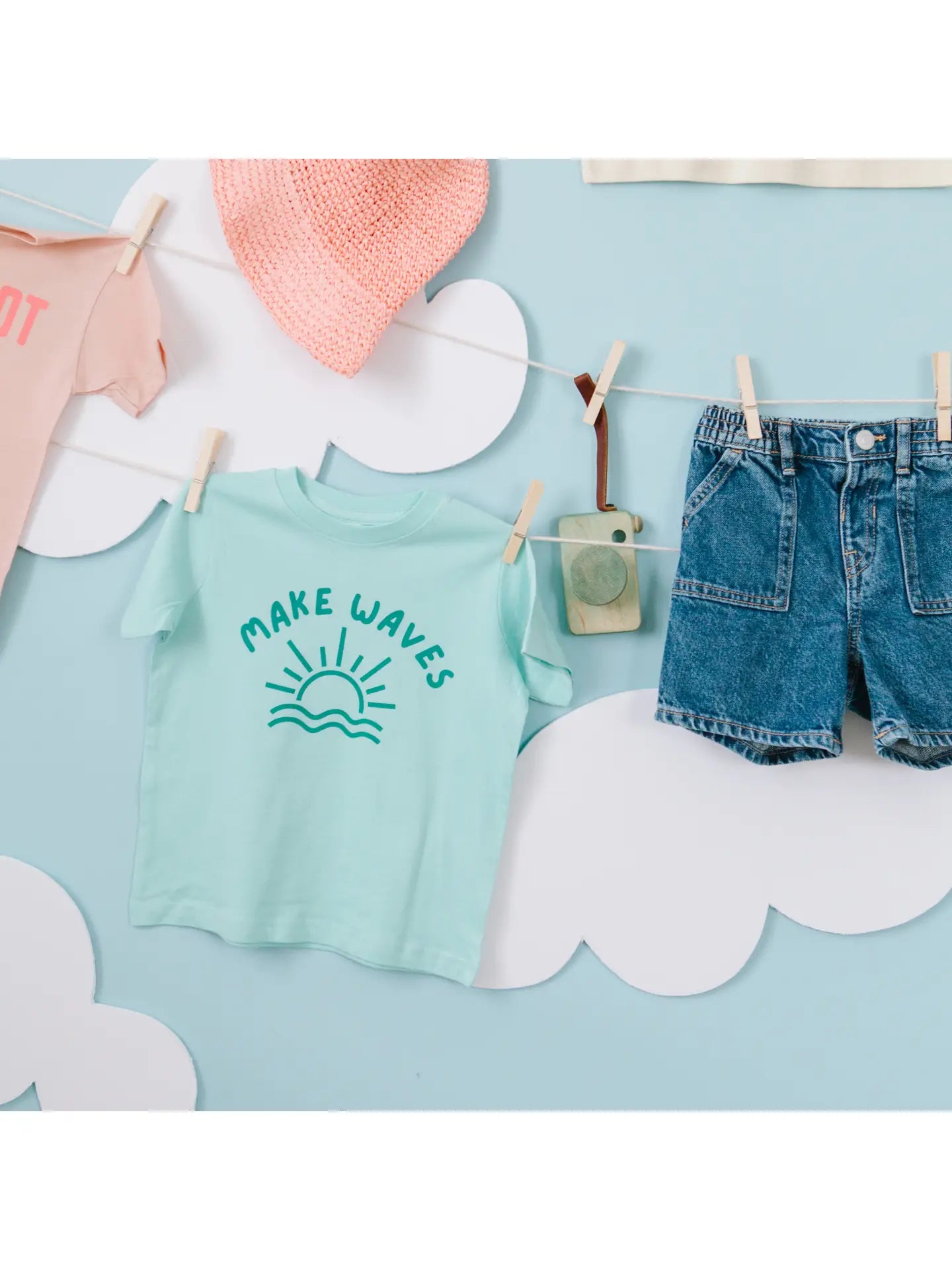 Make Waves Tee - Stylish Graphic T-Shirt for Men & Women | Perfect for Beach, Summer & Casual Outfits
