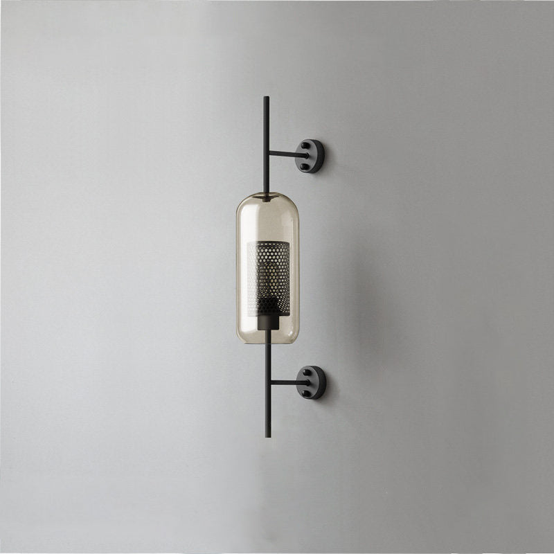 Chiswick Modern Glass Wall Light - Sleek LED Sconce for Living Room, Bedroom & Hallway - Energy Efficient Indoor Lighting Fixture