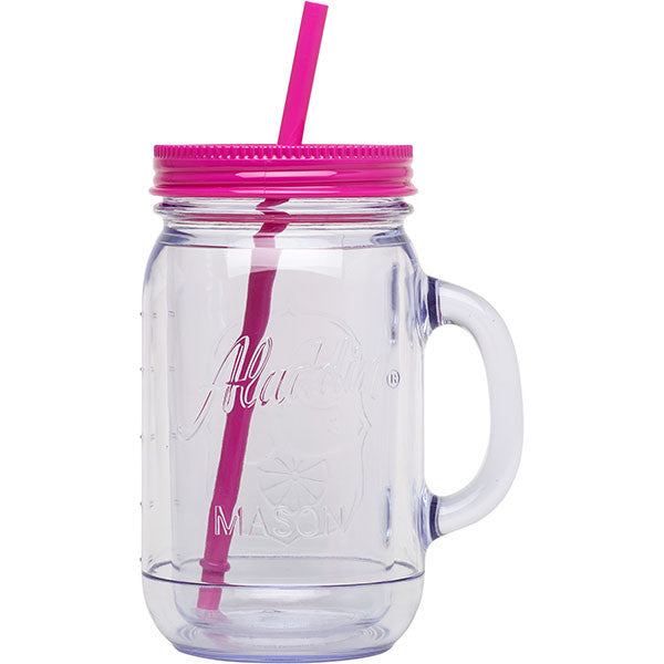 Aladdin Classic Insulated Mason Jar Tumbler 32oz (946mL) - Double Wall Vacuum Stainless Steel Water Bottle for Coffee, Tea & Cold Drinks - Perfect for Home, Office, Travel & Outdoor Activities