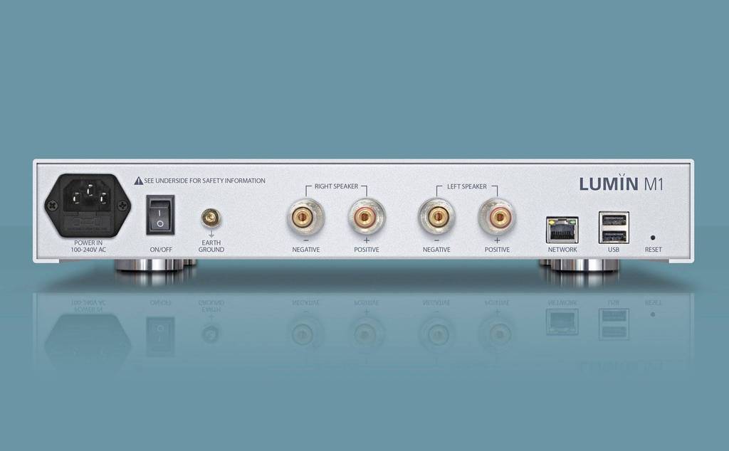 Lumin M1 Streaming Integrated Amplifier - HiFi Audio System with Wireless Bluetooth, AirPlay & DLNA - Perfect for Home Theater & Music Listening