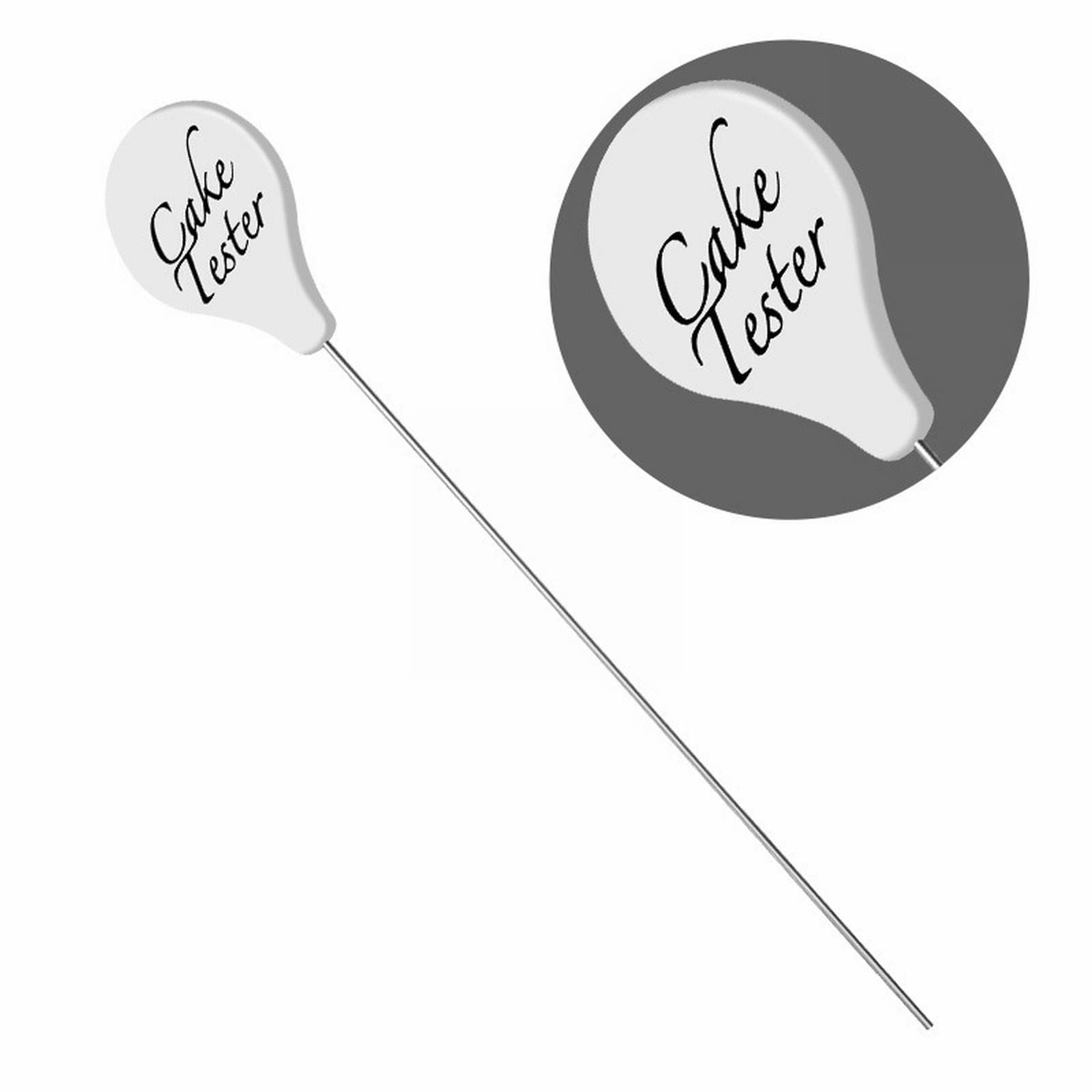 Stainless Steel Cake Tester Skewer - 12 Inch Reusable Metal Baking Probe Needle for Perfect Cake Doneness | Ideal for Birthday Cakes, Cupcakes & Baking | Kitchen Baking Tool for Home Bakers & Professionals