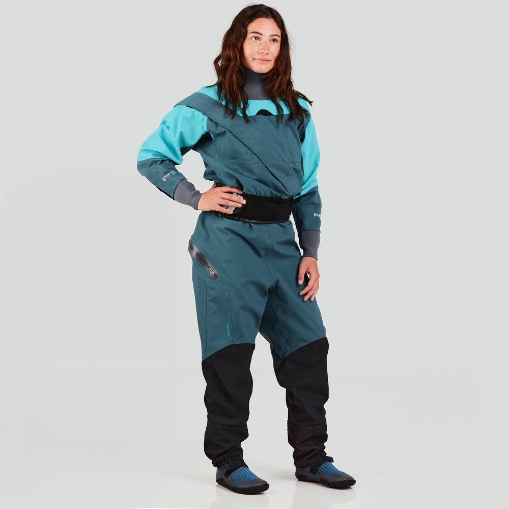 Axiom Women's GORE-TEX Pro Dry Suit - Waterproof & Breathable Diving Suit for Scuba, Kayaking, and Cold Water Sports