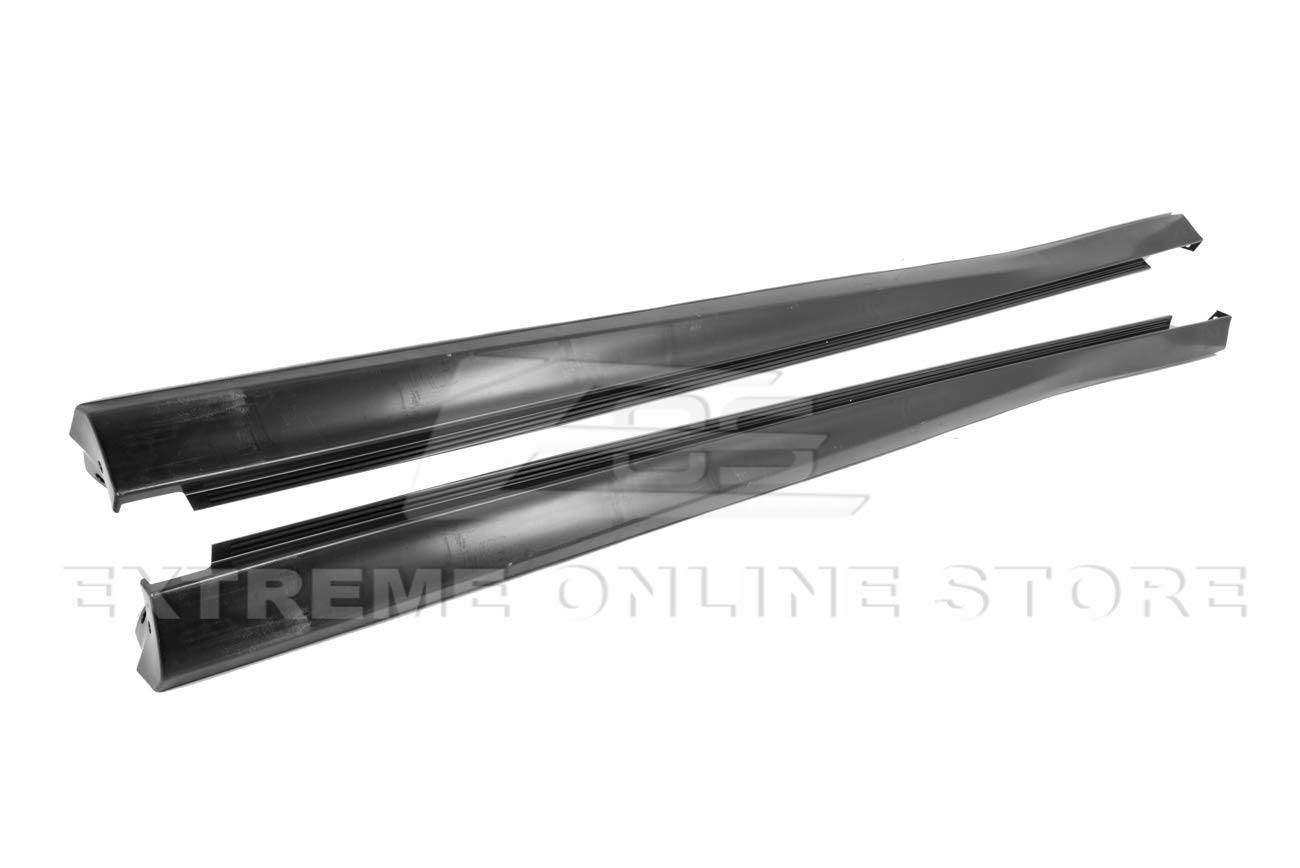2011-Present Dodge Charger Base & SRT Models Replacement Side Skirt Rocker Panel Pair - OEM Style Polypropylene Primer Black | Perfect for Car Restoration, Body Kit Upgrades & Custom Modifications