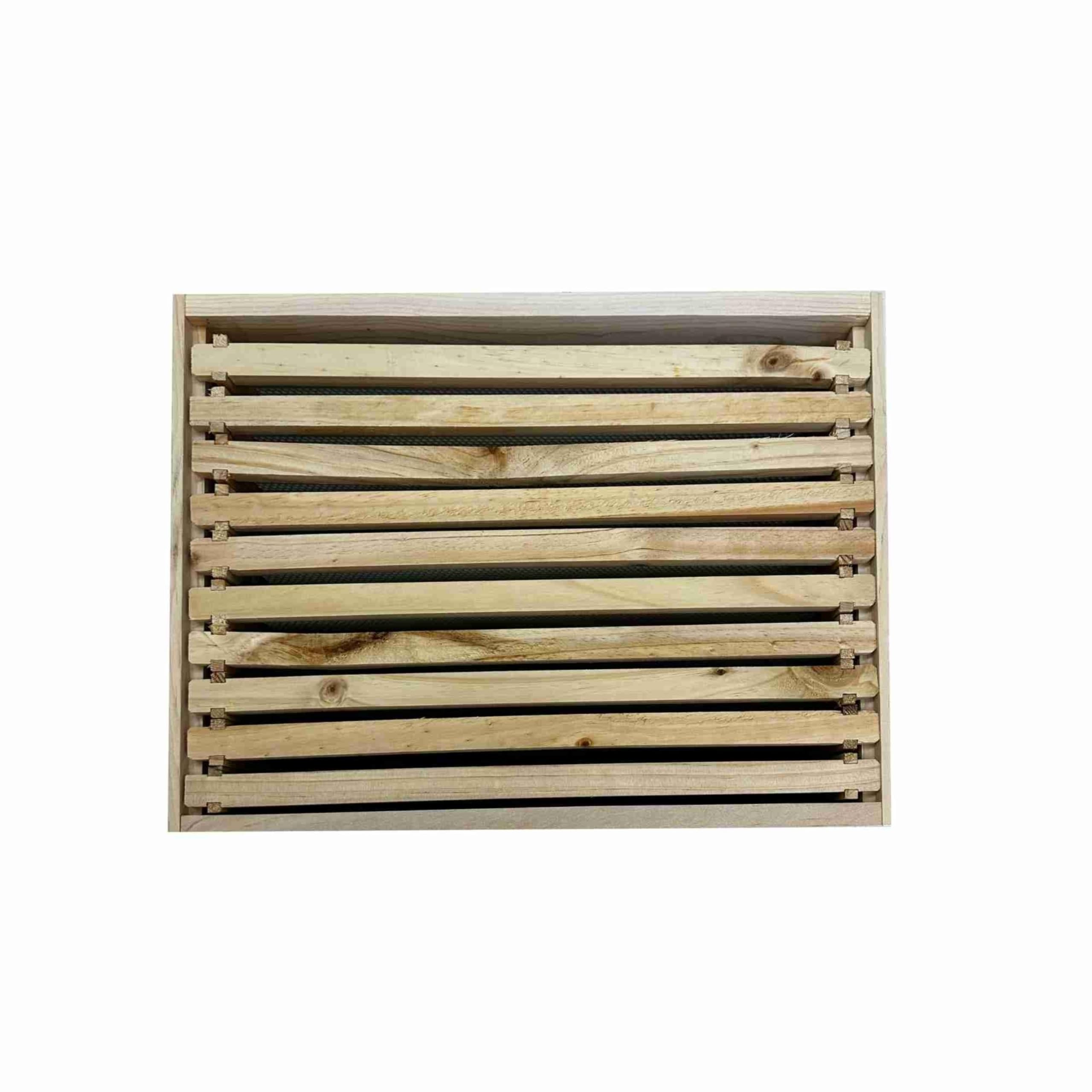 Harvest Lane Honey Medium Wooden Beehive Box with Frames & Foundation - Perfect for Beekeeping, Honey Production & Backyard Hives