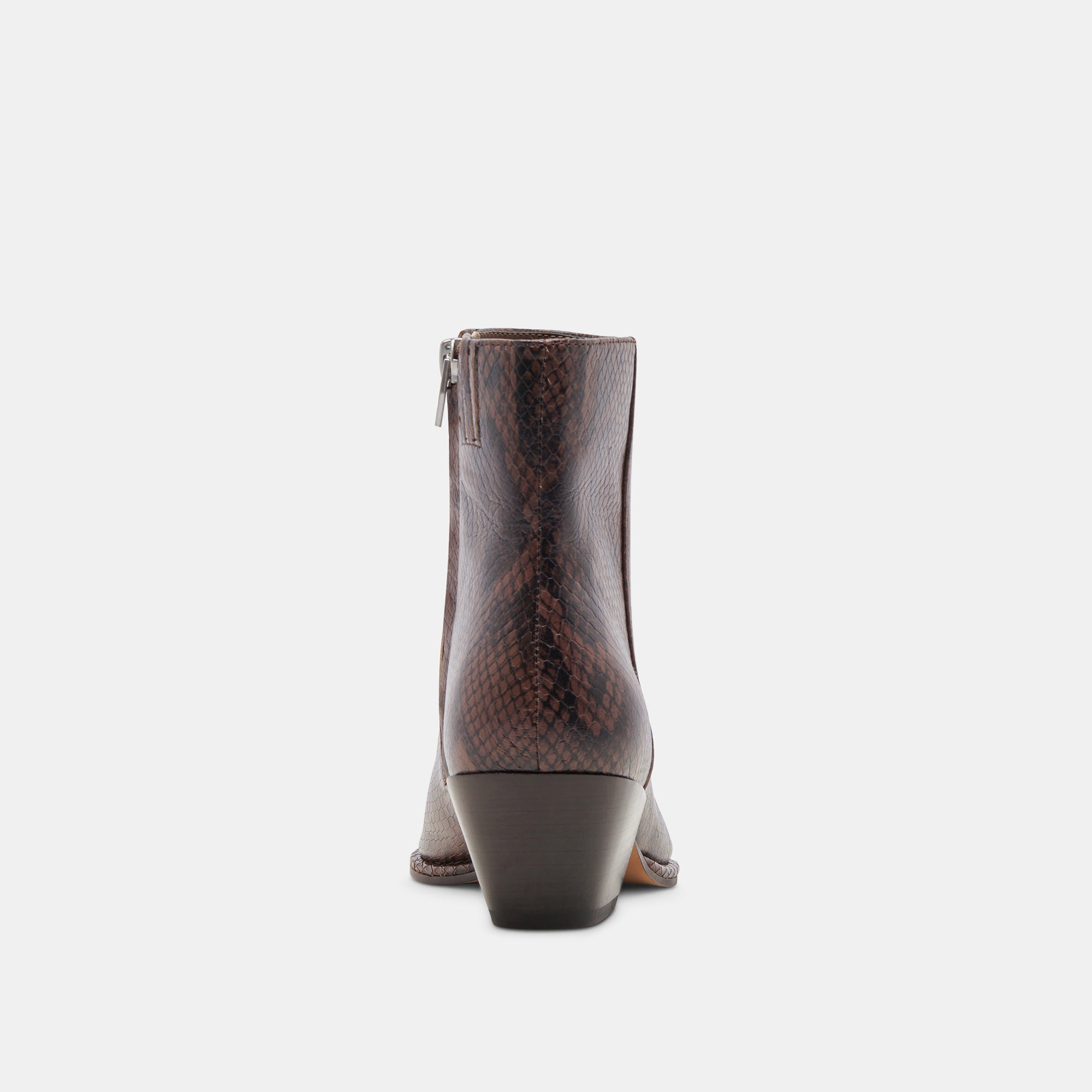 NONAH Women's Snake Embossed Booties - Stylish & Comfortable Ankle Boots for Fall & Winter Fashion | Perfect for Casual Outfits, Office Wear & Night Out
