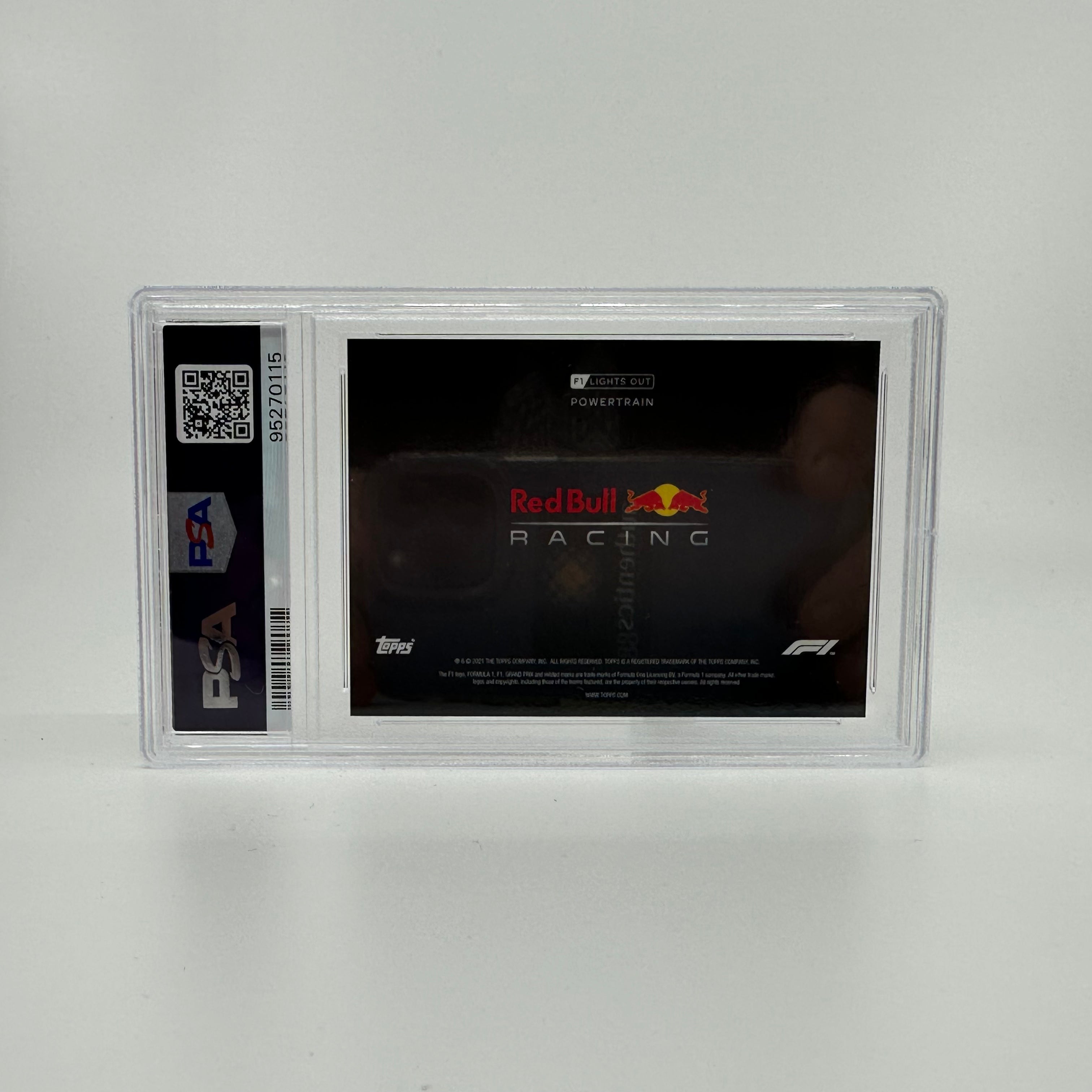 PSA 10 2007-2010 Red Bull Powertrain Red 2021 Topps Lights Out F1 Racing Card - Perfect for F1 Collectors, Display Cases & Sports Memorabilia Collections