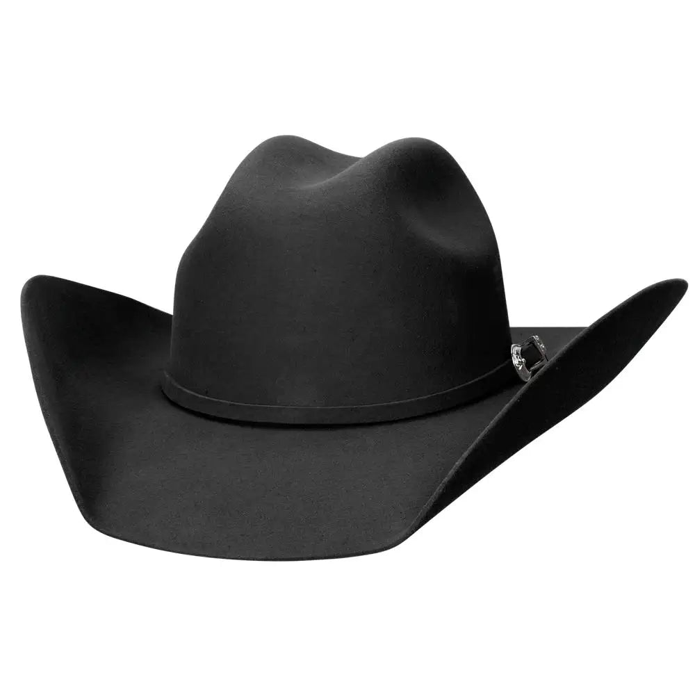 Justin Riata Wool Felt Cowboy Hat for Men - 3 Pack Western Style Rancher Hats - Durable & Comfortable for Rodeo, Country Music Festivals & Outdoor Adventures