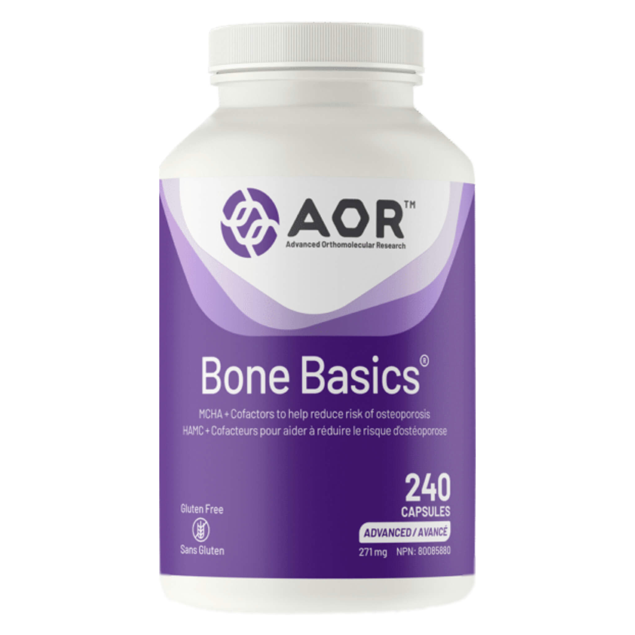 Bone Basics 271mg Calcium Supplement for Strong Bones & Joint Support - Ideal for Adults & Seniors for Daily Bone Health