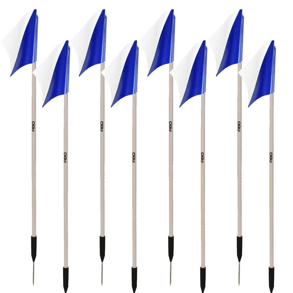 Premium Sideline Pole with Custom Club Colors Flag Sets - Perfect for Football, Soccer, and Sports Team Fan Support