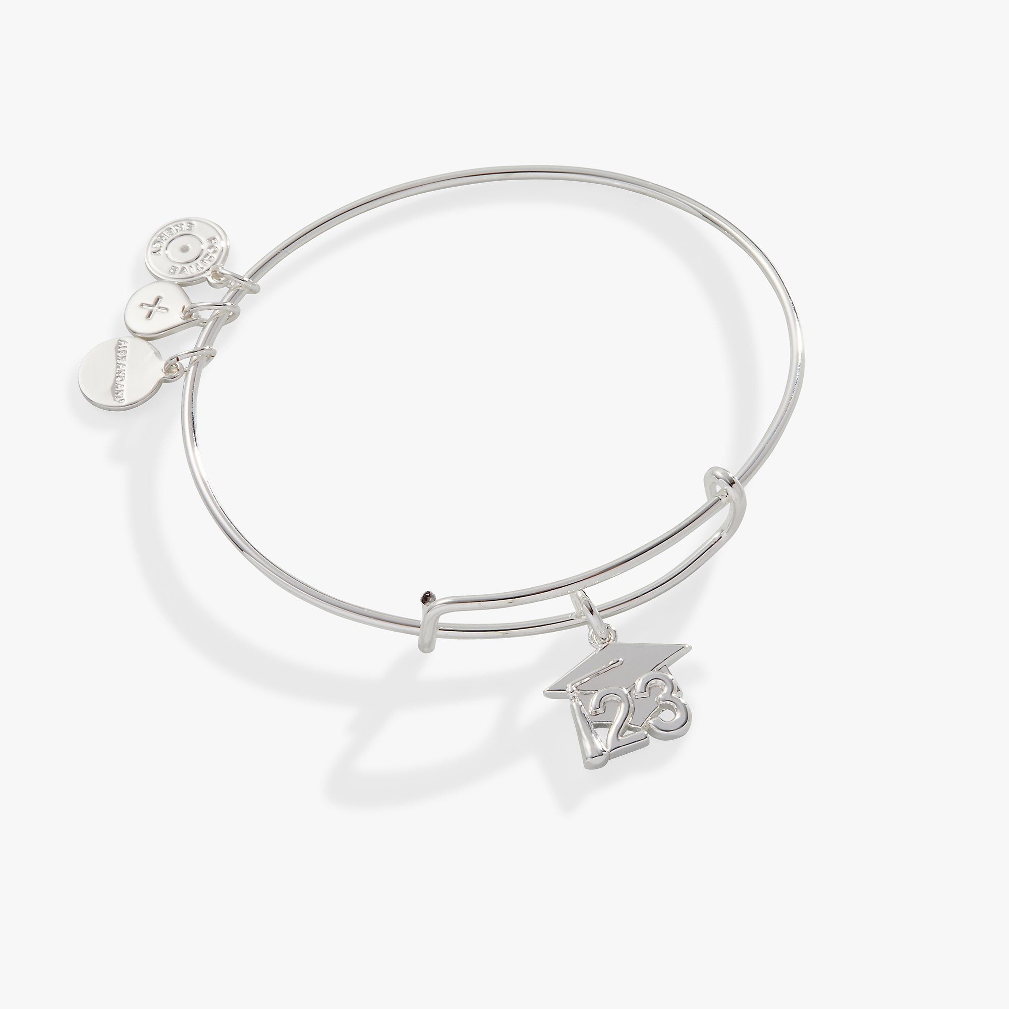 2023 Graduation Cap Charm Bangle Bracelet - Elegant Graduation Gift for Women & Girls - Perfect for High School & College Graduation Ceremonies, Parties & Celebrations