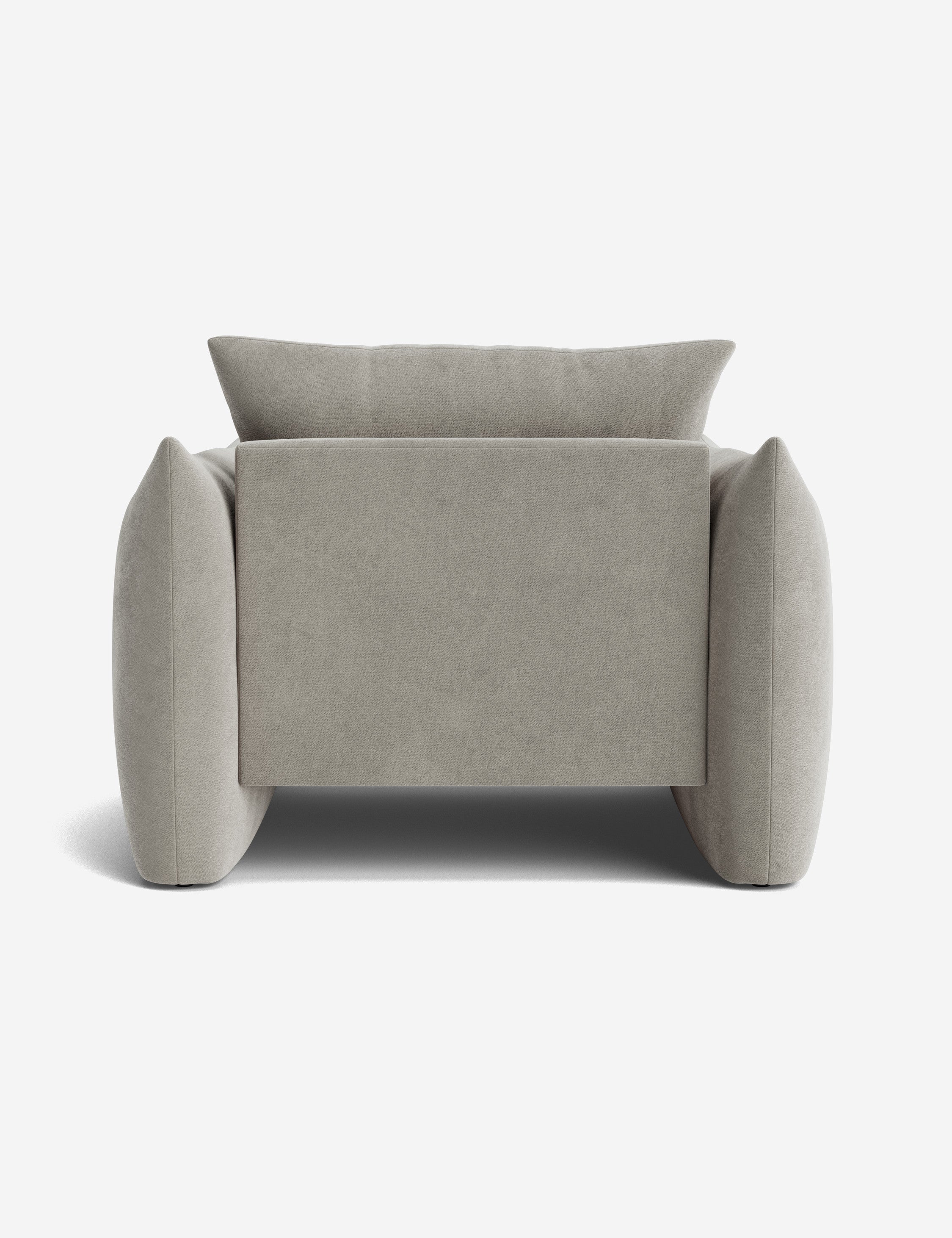 Modern Banks Accent Chair - Mid-Century Inspired Upholstered Armchair for Living Room, Bedroom & Office - Stylish Home Decor with Wooden Legs & Comfortable Cushioning