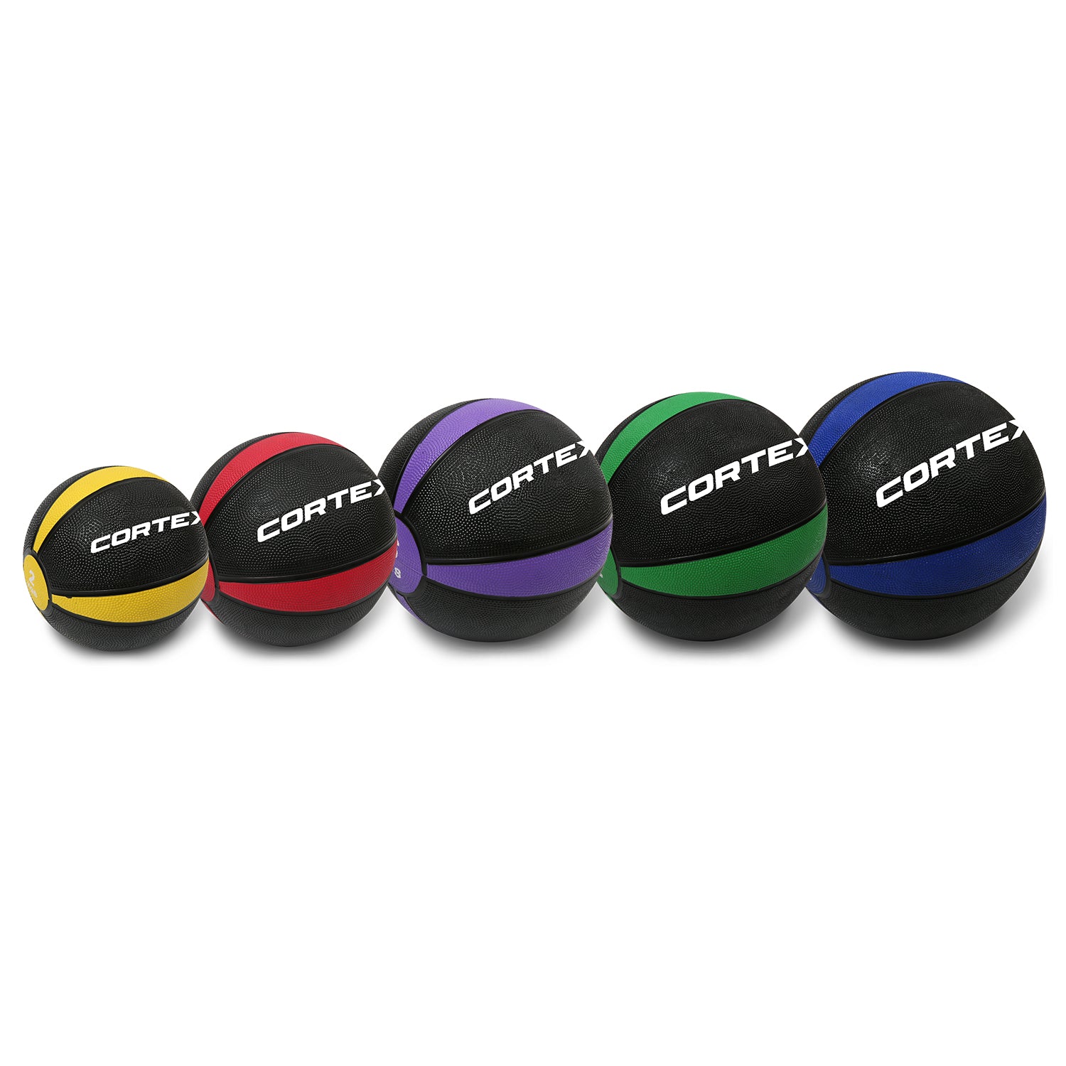 CORTEX 30kg Medicine Ball Set for Strength Training, CrossFit, Gym & Home Workouts - Heavy Duty Fitness Equipment for Weightlifting & Functional Training
