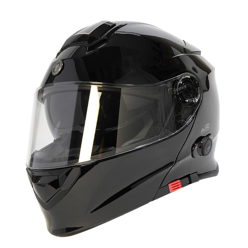 TORC Unisex Bluetooth Motorcycle Helmet with Integrated Speakers - Lightweight DOT Approved Full Face Helmet for Men & Women - Perfect for Commuting, Touring and Urban Riding