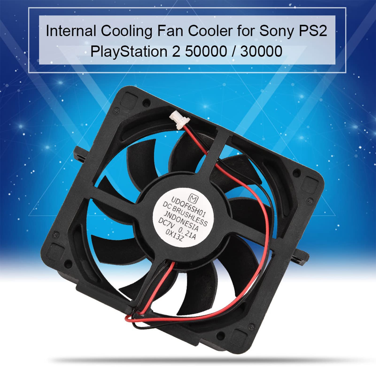 High Speed USB Internal Cooling Fan for PC Case - Quiet & Efficient Computer Cooling Fan with LED Light - Perfect for Gaming PC, Laptop Cooling, and Server Rack Cooling System