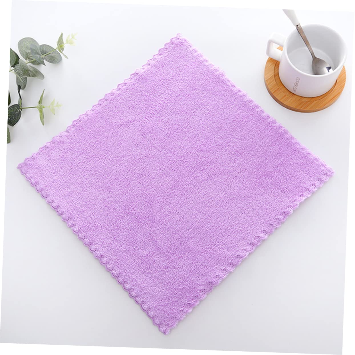 Baluue 10-Pack Ultra Soft Microfiber Face Towels for Makeup Removal, Facial Cleansing & Body Wipes - 2 Sets (20 Washcloths Total) - Gentle Exfoliating Cloths for Skincare, Gym, Travel & Baby Care