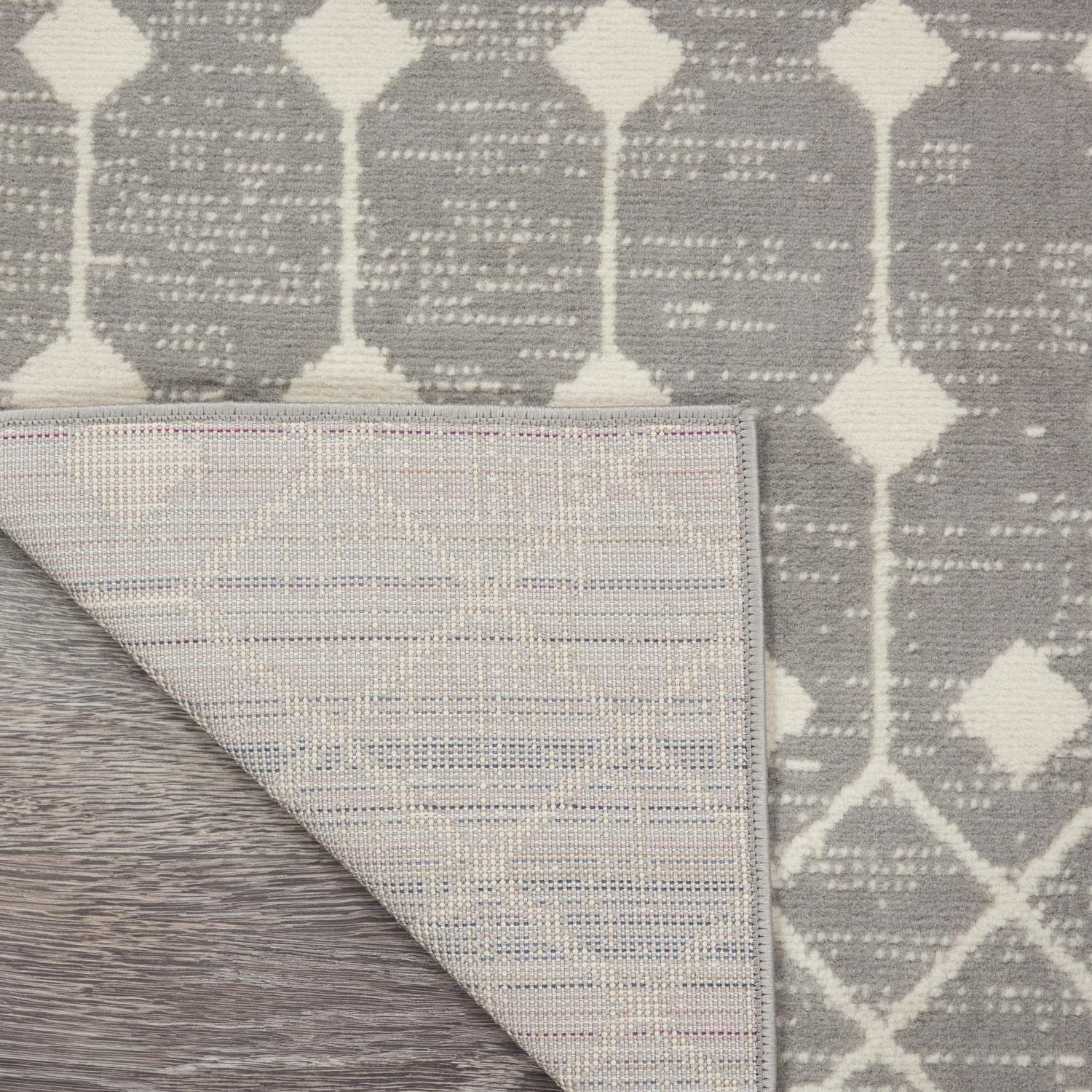 Nourison Grafix Moroccan Grey 8'6