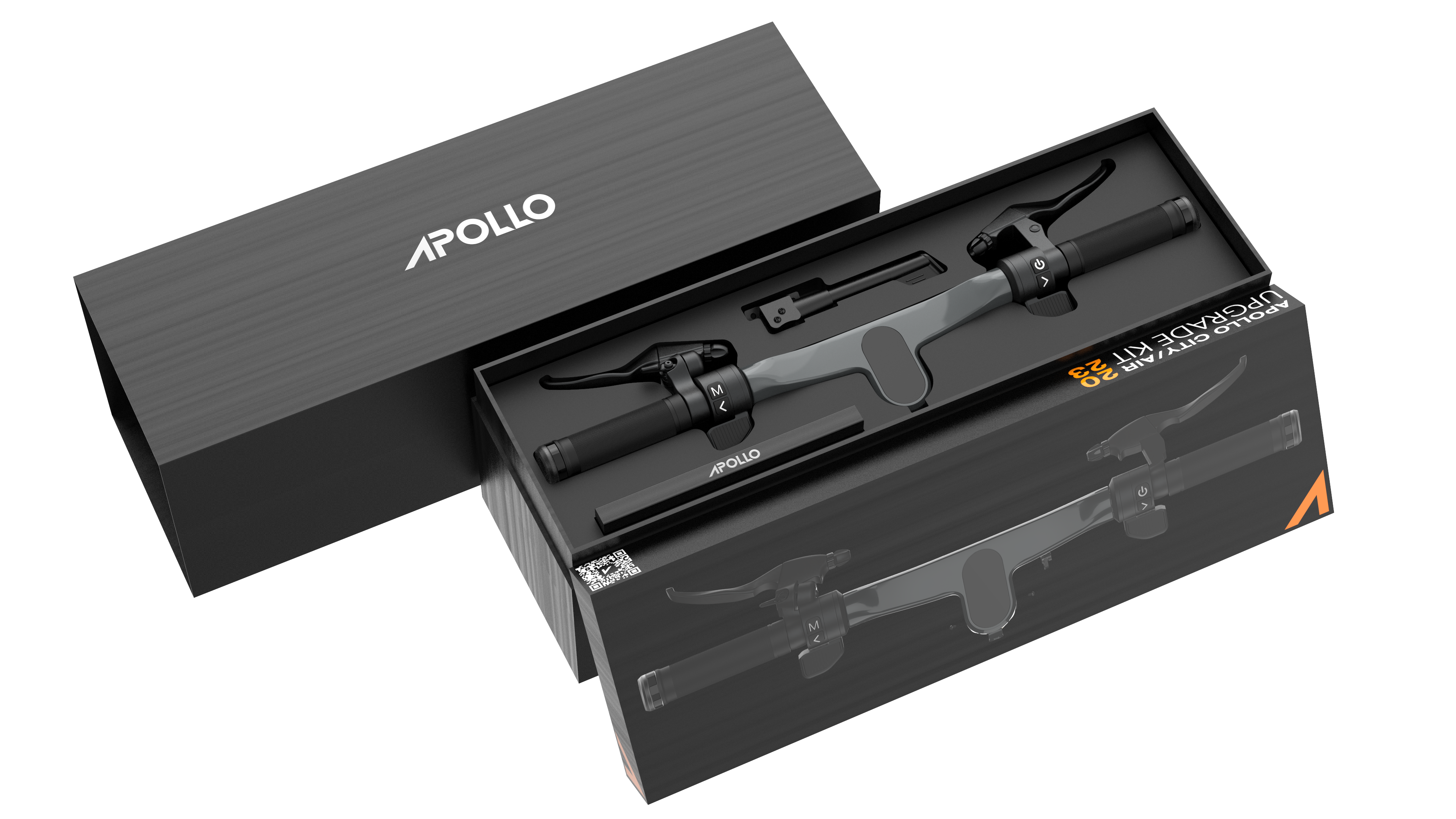 Apollo City 2023 Electric Scooter Upgrade Kit - Premium Handlebar Assembly for Enhanced Ride Comfort & Control | Perfect for Urban Commuting & Last-Mile Transportation