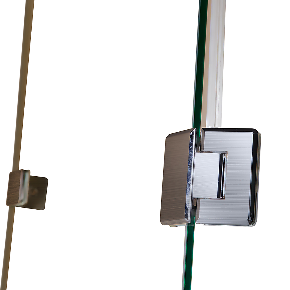 10mm Frameless Glass Shower Screen 1000x1000mm - Premium Bathroom Enclosure by Della Francesca for Modern Walk-in Showers and Spa Bathrooms
