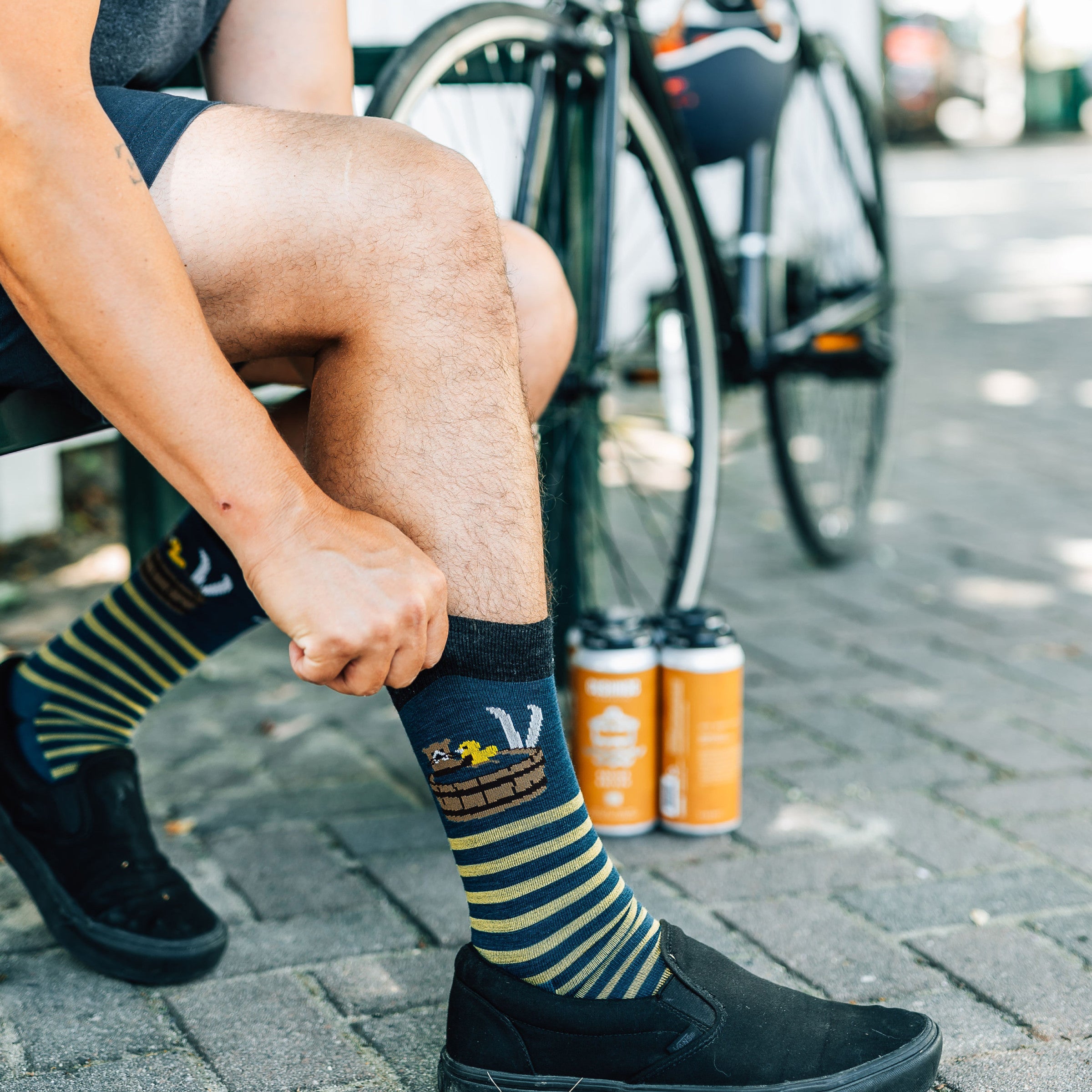 Men's Wild Life Crew Lightweight Lifestyle Socks - Comfortable Casual Wear for Outdoor Adventures & Daily Activities