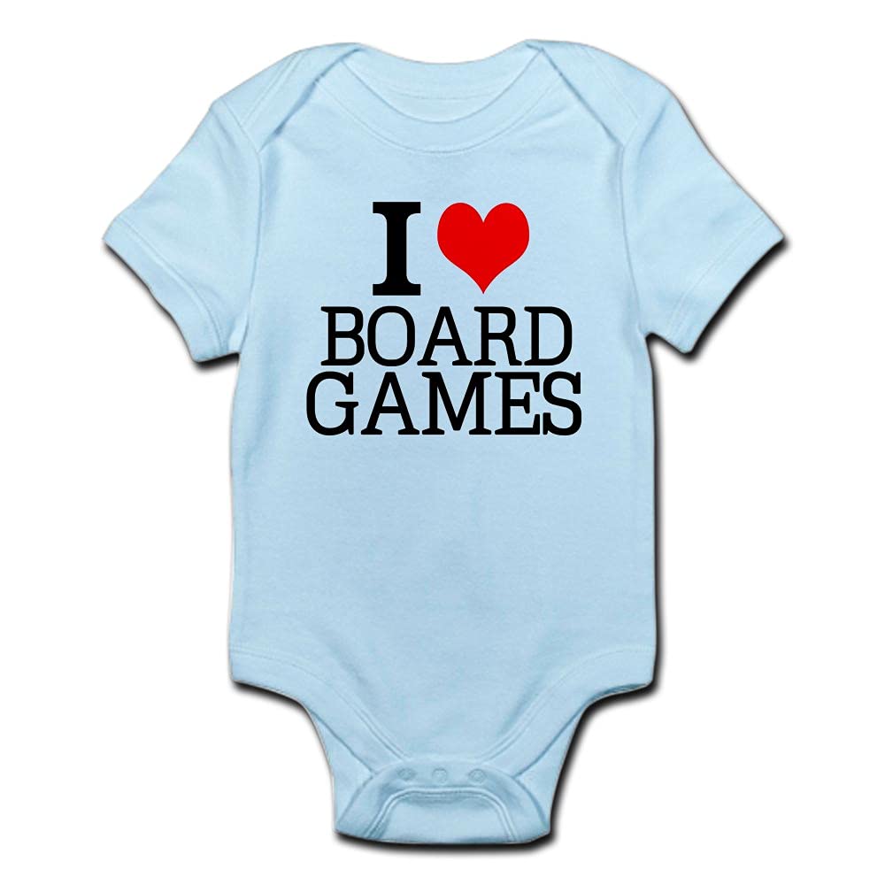 Funny I Love Board Games Baby Bodysuit - Cute Infant Onesie for Game Nights & Family Gatherings - CafePress