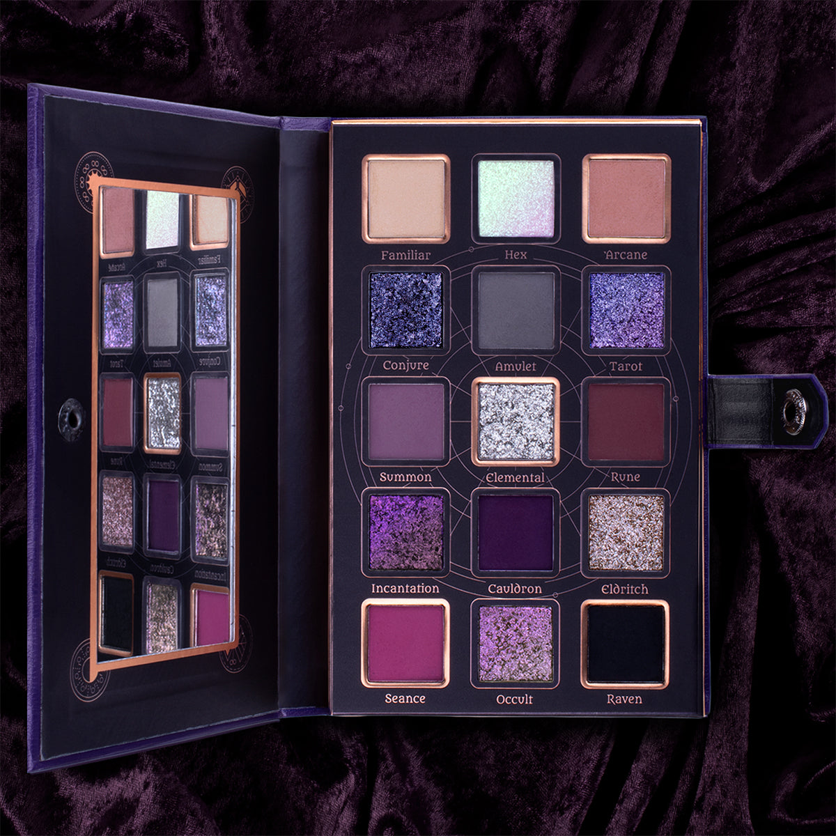 Spellcraft Eyeshadow Palette - 12 Highly Pigmented Matte & Shimmer Shades | Vegan & Cruelty-Free Makeup for Professional & Everyday Looks | Perfect for Parties, Weddings & Date Nights