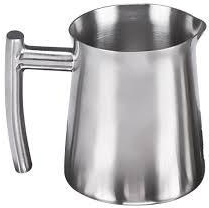 Frieling Stainless Steel Creamer Pitcher 10 oz - Perfect for Coffee, Tea, and Milk Dispensing at Home or Cafes