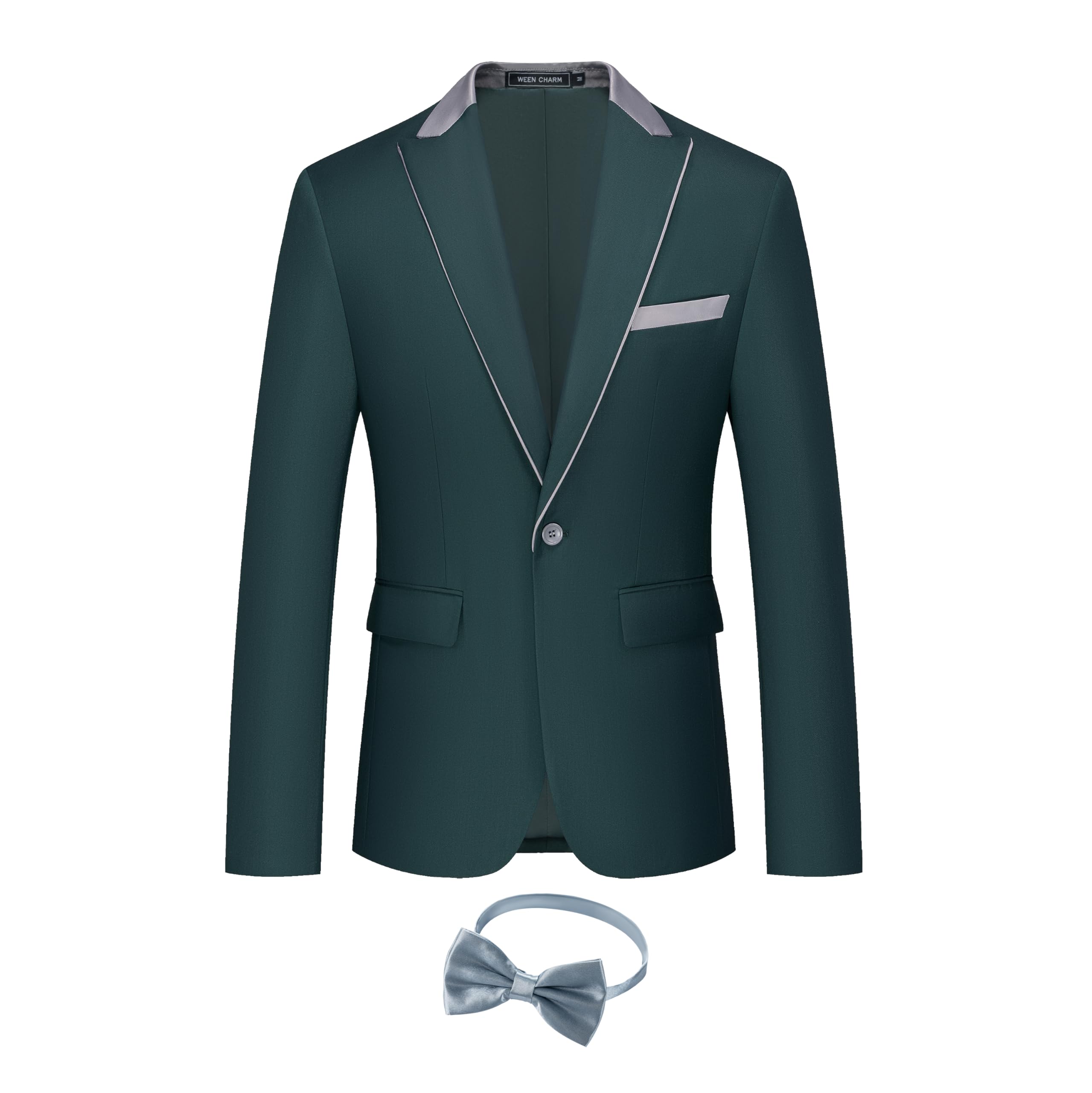 Lightweight Men's Slim Fit Suit Jacket - Single Button Blazer for Wedding, Office & Summer Wear | Breathable & Comfortable Formal Attire for Business, Parties & Special Occasions