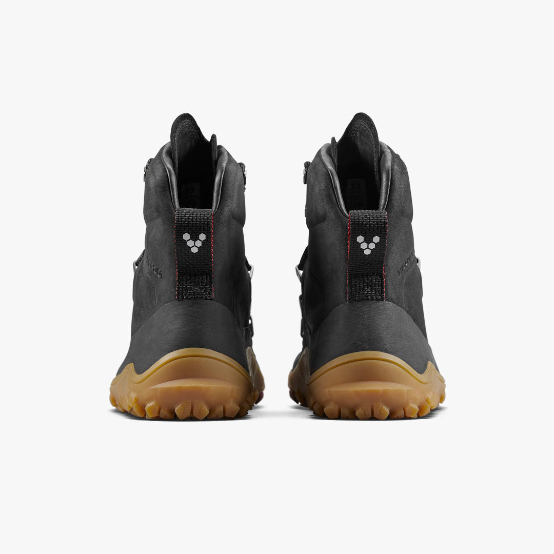 Vivobarefoot Men's Tracker Leather All-Terrain Hiking Boots - Waterproof Outdoor Adventure Shoes for Trail Running & Camping