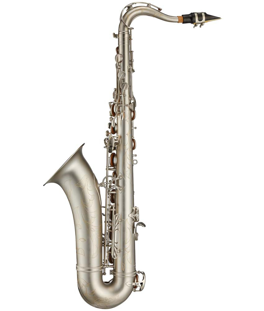 Antigua Winds TS4248 PowerBell Bb Tenor Saxophone - Professional Brass Instrument with Classic Nickel Finish | Perfect for Jazz, Marching Band & Studio Performances