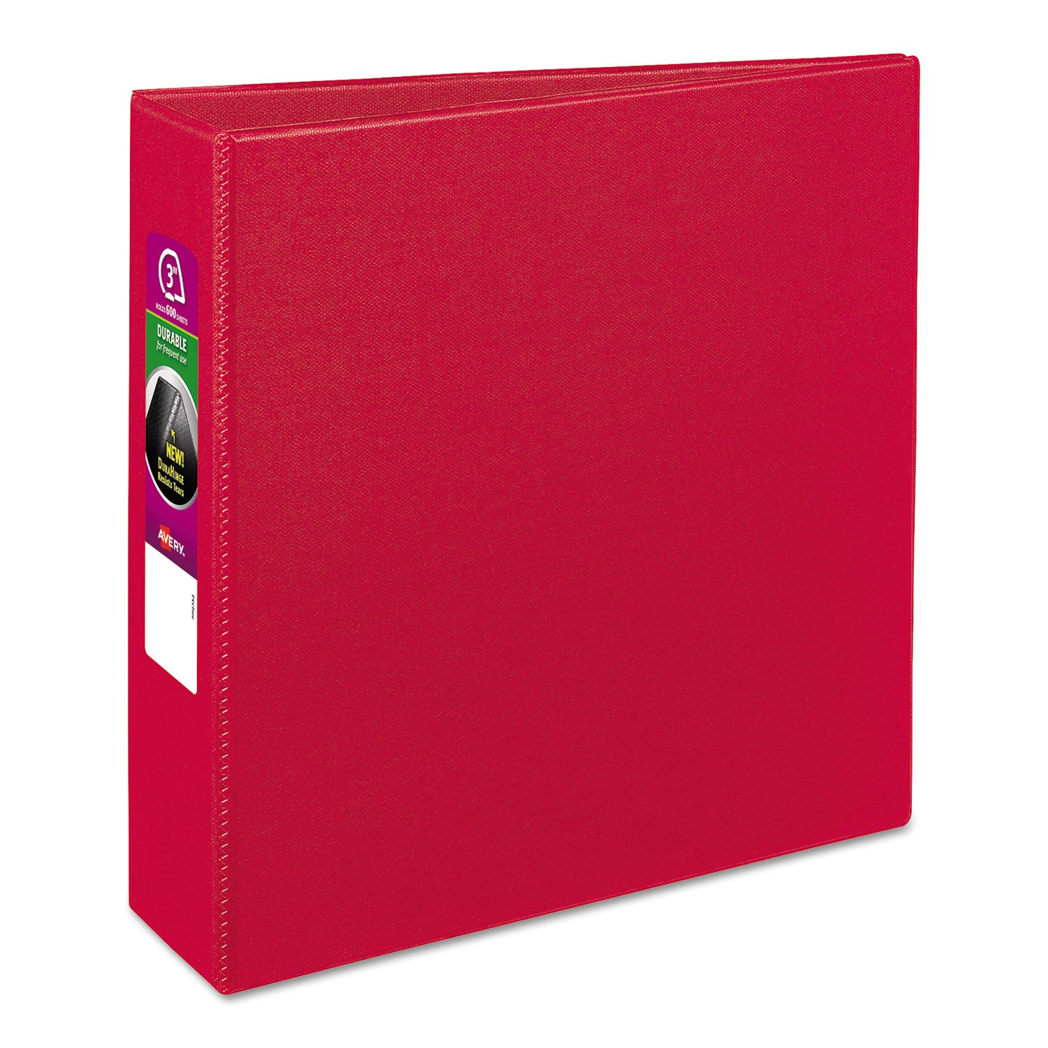 Avery® 3-Ring Durable Non-View Binder with DuraHinge Technology - 3