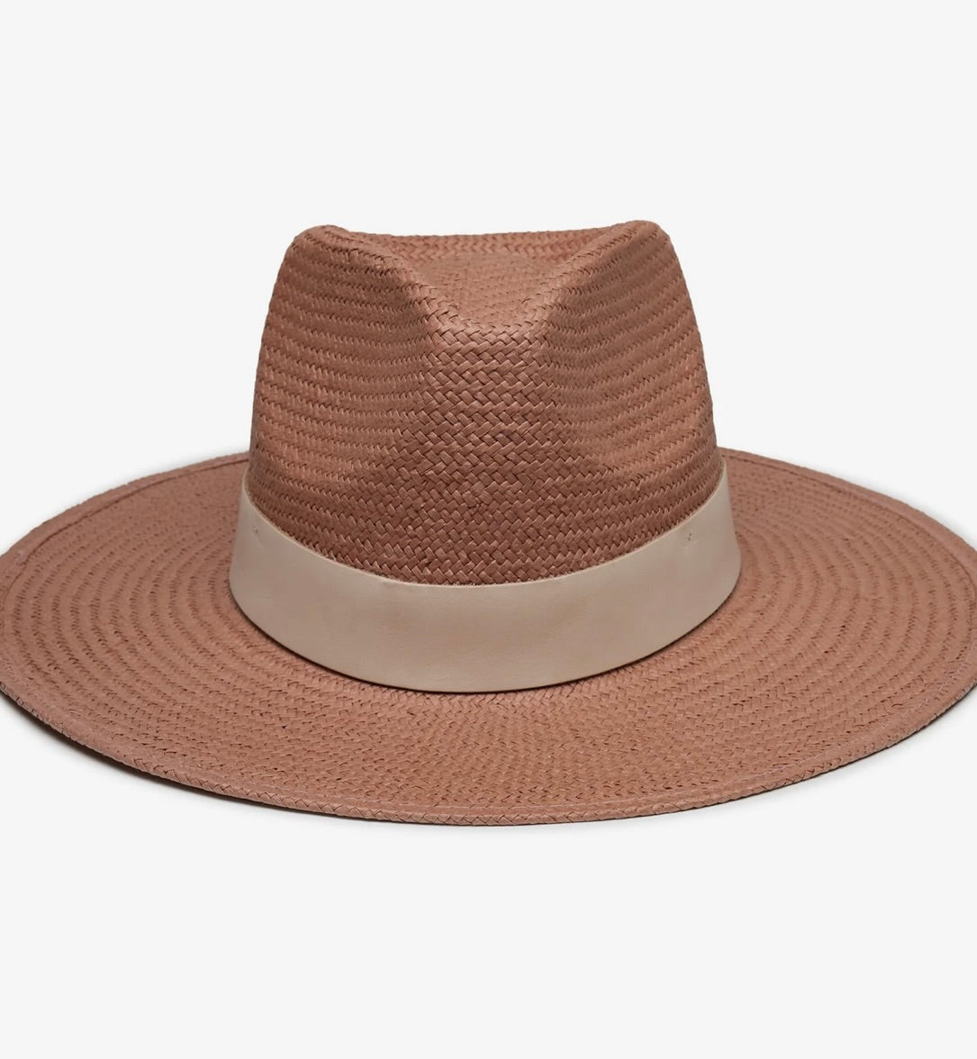 Slater Hat in Rose - Stylish Women's Floppy Sun Hat for Beach, Summer & Outdoor Activities