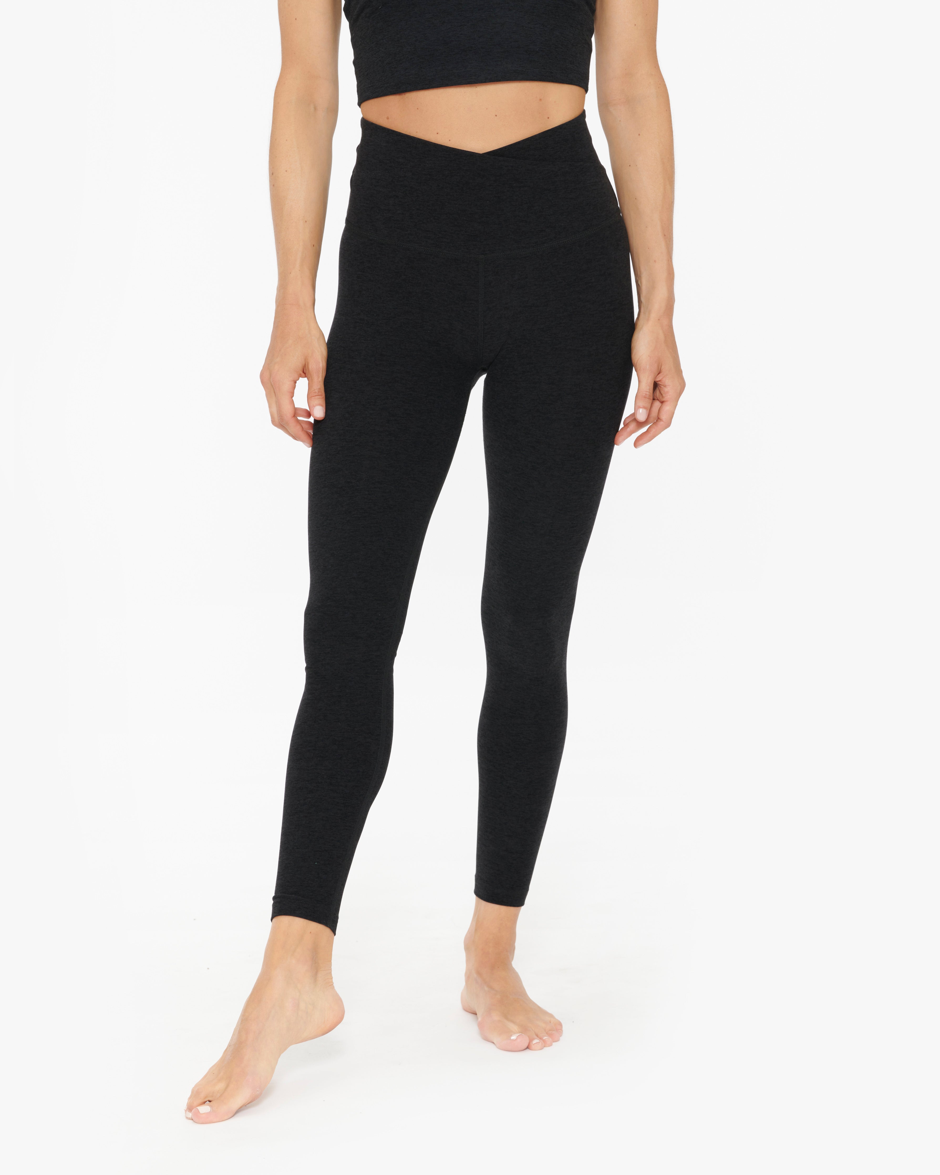 Beyond Yoga At Your Leisure High Waisted Legging - Women's Soft Stretchy Yoga Pants for Workout, Lounge & Everyday Wear